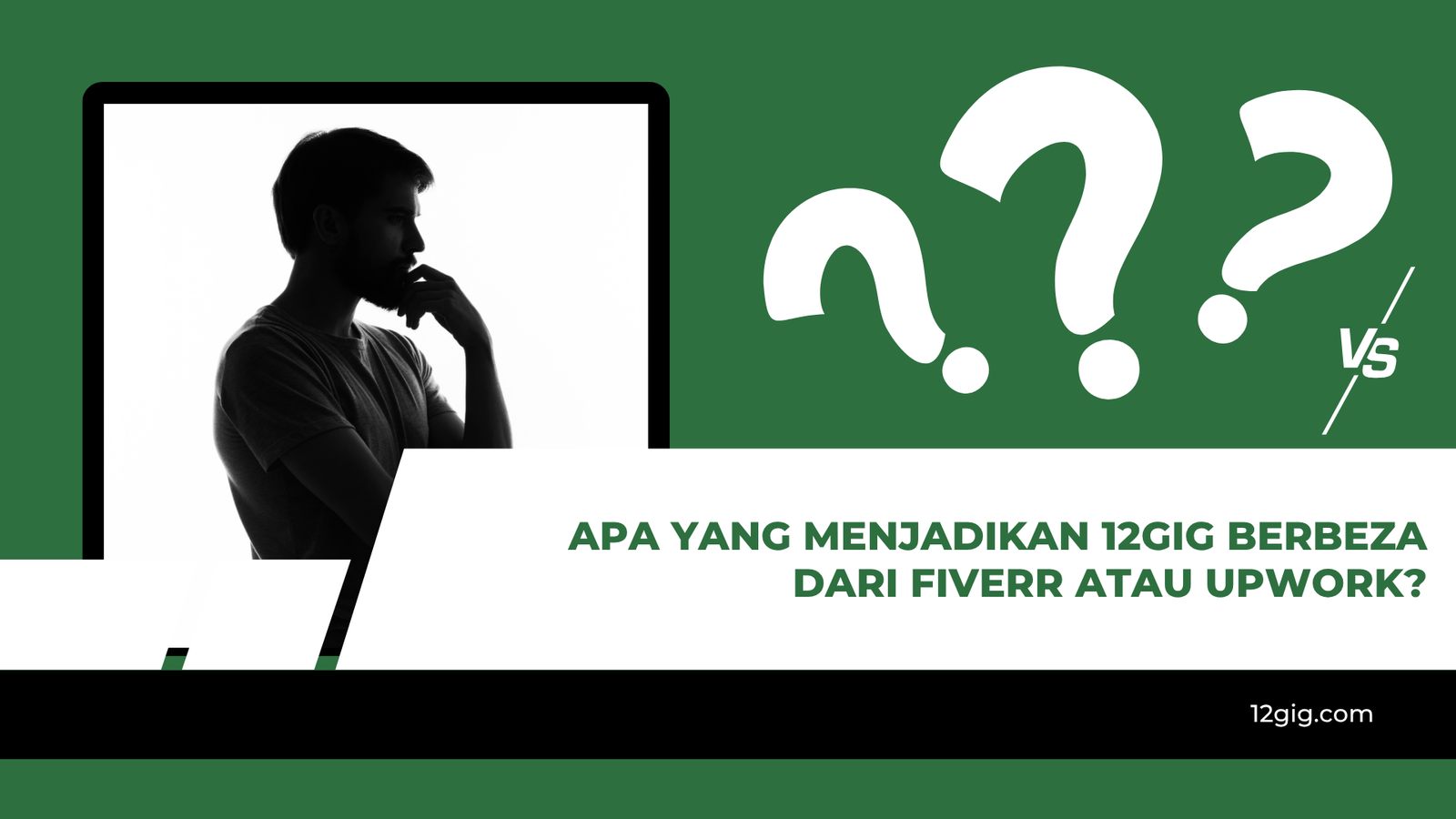 Apa Yang Menjadikan 12gig Berbeza Dari Fiverr atau Upwork?